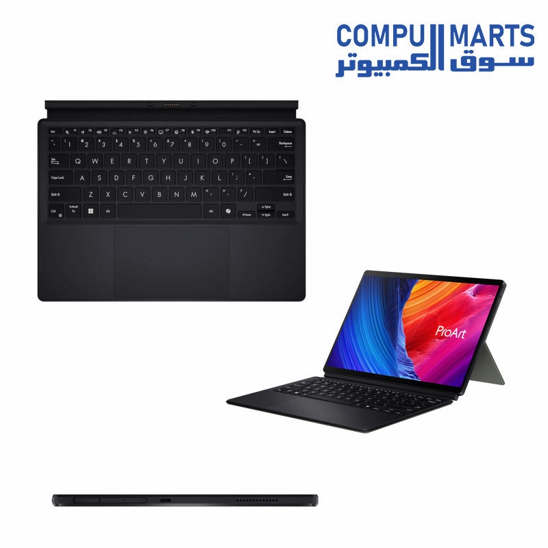 ASUS  ProArt PZ13 (HT5306) 2 in 1 Detachable Laptop; Copilot  PC