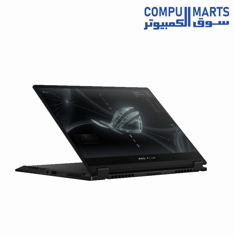 ASUS ROG Flow X13 GV301RC-LJ062W Gaming Laptop, AMD Ryzen 7 6800HS Processor, 13.4 Inch WUXGA FHD  Display, 512 GB SSD, 16 GB RAM LPDDR5, NVIDIA GeForce RTX 3050 4 GB Graphics, Win 11, Off Black