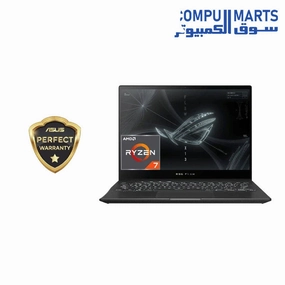 ASUS ROG Flow X13 GV301RC-LJ062W Gaming Laptop, AMD Ryzen 7 6800HS Processor, 13.4 Inch WUXGA FHD  Display, 512 GB SSD, 16 GB RAM LPDDR5, NVIDIA GeForce RTX 3050 4 GB Graphics, Win 11, Off Black motherboard,pc