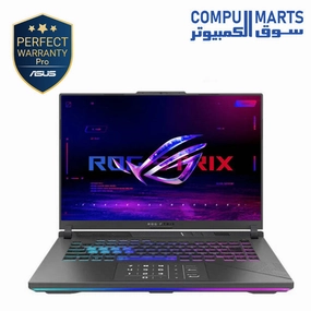 ASUS ROG STRIX G16  Laptop, Intel Core i9 14900HX, 16GB RAM, 1TB SSD 8GB NVIDIA RTX 4060, 16" WUXGA 165Hz Nebula Display, RGB Backlit ENG-ARB K/B, Win11 Home, Gray motherboard,pc