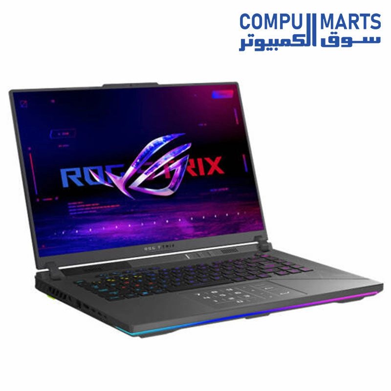 ASUS ROG STRIX G16  Laptop, Intel Core i9 14900HX, 16GB RAM, 1TB SSD 8GB NVIDIA RTX 4060, 16" WUXGA 165Hz Nebula Display, RGB Backlit ENG-ARB K/B, Win11 Home, Gray