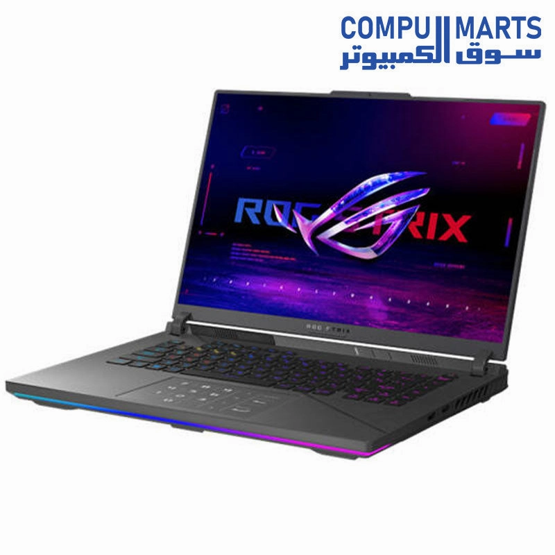 ASUS ROG STRIX G16  Laptop, Intel Core i9 14900HX, 16GB RAM, 1TB SSD 8GB NVIDIA RTX 4060, 16" WUXGA 165Hz Nebula Display, RGB Backlit ENG-ARB K/B, Win11 Home, Gray
