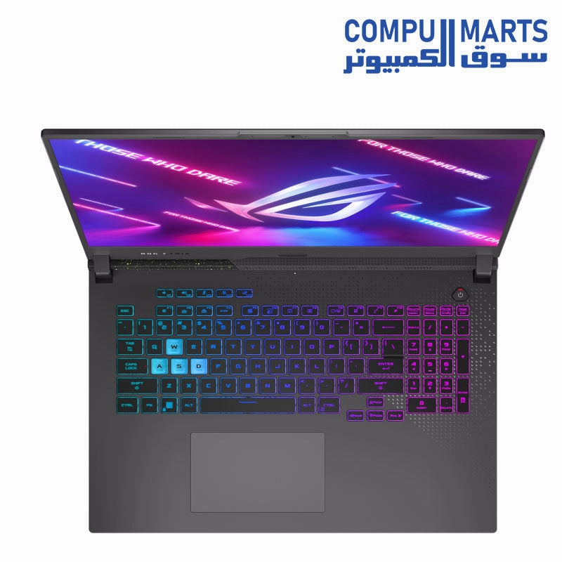 Asus ROG Strix G17 G713PV-HX174W Gaming Laptop, AMD Ryzen 9 7940HX, 16GB RAM, 1TB SSD, RTX 4060 8GB, 17.3 FHD 144Hz, Win11   ROG Backpack