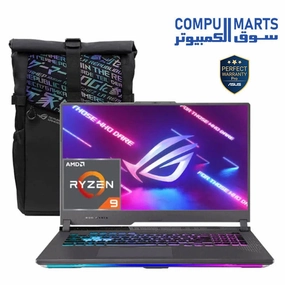 Asus ROG Strix G17 G713PV-HX174W Gaming Laptop, AMD Ryzen 9 7940HX, 16GB RAM, 1TB SSD, RTX 4060 8GB, 17.3 FHD 144Hz, Win11   ROG Backpack motherboard,pc