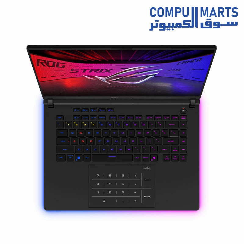 ASUS ROG Strix SCAR 16 (2025) - G635LW-AI264W - Core Ultra 9 275HX - NVIDIA GeForce RTX 5080 - 16 INCH Display WQXGA IPS - 32GB DDR5 - 1TB SSD - WIN 11