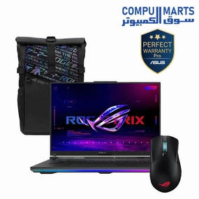 ASUS ROG STRIX SCAR 18 2023 G834JZ-N6022W I9-13980HX - RTX 4080 12GB 175W- 32GB RAM - 1TB SSD -  18 WQXGA 240HZ - WIN11 - ROG backpack - ROG Gladius III Mouse P514 motherboard,pc