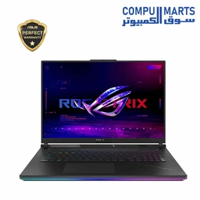 ASUS ROG Strix Scar 18 G834JY-XS97 Intel Core i9 13980HX 24 core, NVIDIA RTX 4090 16GB GDDR6, 32GB DDR5 4800MHz, 2TB PCIe SSD NVMe M.2, 18 Nebula Display, 16:10 QHD 240Hz 3ms, Wi-Fi 6E, Windows 11 Pro motherboard,pc