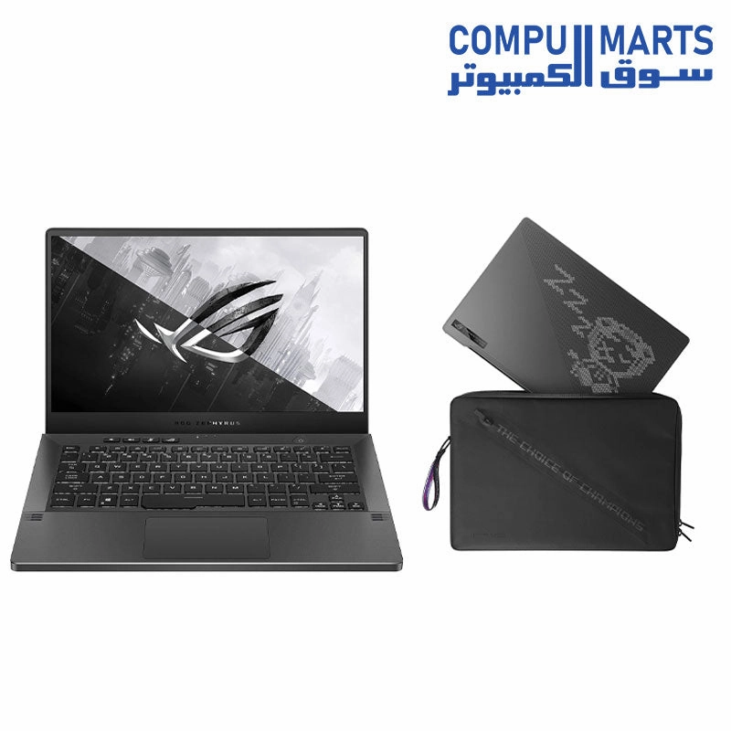 ASUS ROG Zephyrus G14 (2021), 14 INCH  WQHD 120Hz, Ryzen 9 5900HS, RTX 3060 6GB  Gaming Laptop (16GB/1TB SSD/Office 2019/Windows 10/Eclipse Gray/Anime Matrix/1.7 Kg), GA401QM-K2012T
