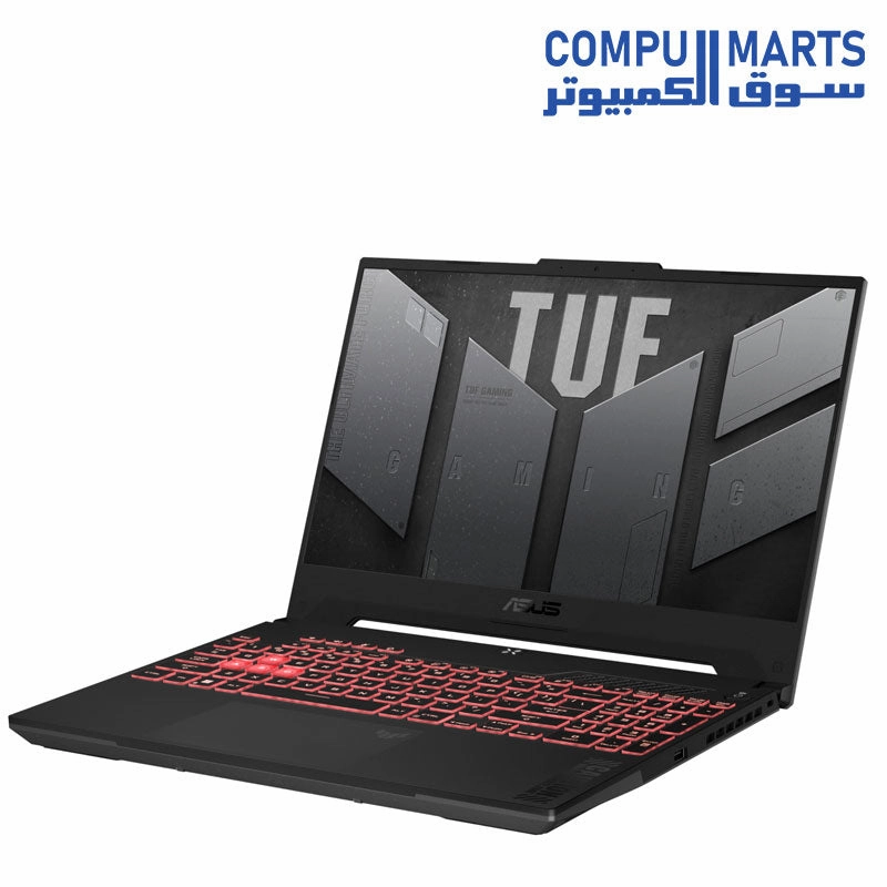 ASUS TUF A15 FA507NVR-LP007W Gaming Laptop AMD Ryzen 7 7435HS 512GB  16GB RAM 15.6 FHD sRGB 100% 144Hz, NVIDIA GeForce RTX 4060 8GB GDDR6, Windows 11 - Jaeger Gray ( 1 Year Perfect Warranty )