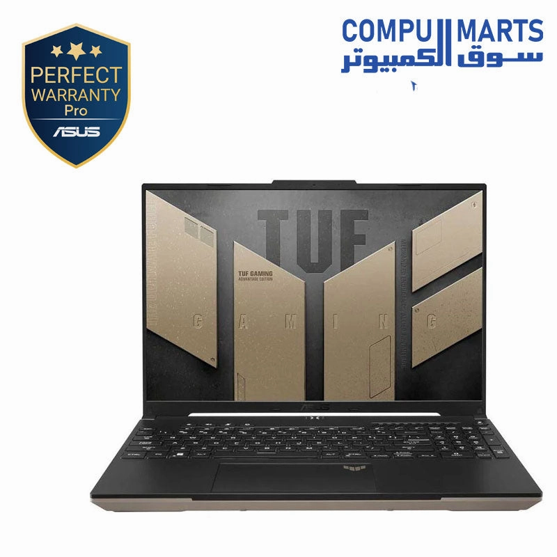 ASUS TUF A16 FA617NSR, AMD Ryzen 7 7435HS, 16GB RAM, 512GB SSD, AMD Radeon RX 7600S, 16" FHD IPS 165Hz, Win11 motherboard,pc