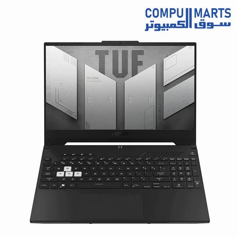 ASUS TUF Dash 15 (2022) FX517ZM-AS73  Gaming Laptop Intel Core i7-12650H, NVIDIA GeForce RTX 3060, 16GB DDR5 Memory, 512GB SSD, Thunderbolt 4, 15.6 IPS 144Hz, Windows 11 Home