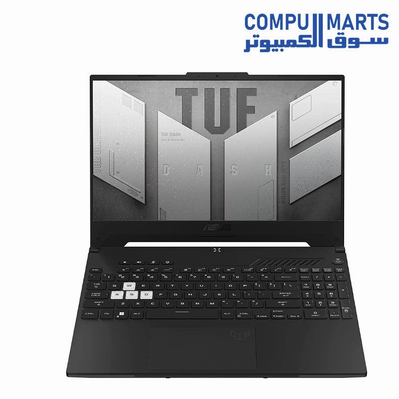 ASUS TUF DASH F15 (2022) FX517ZE-HN50W Core I7-12650H Laptop- RAM 16GB- DDR5- SSD 512GB-  FHD- 144HZ- RTX 3050TI - WIN 11