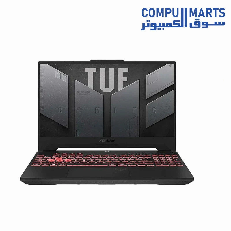 ASUS TUF Gaming A15 LAPTOP- FA507UV,RYZEN 9, 8945H,16GB RAM DDR5,1TB SSD ,NVIDIA GeForce RTX 4060 8GB, 15.6" FHD IPS-level, display,144Hz sRGB:100%, Win11, Grey