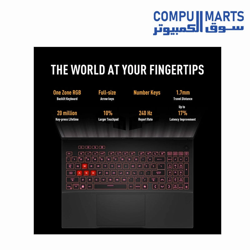 ASUS TUF Gaming A16 (2024) FA608WI-AB96AMD Ryzen AI 9 HX 370, NVIDIA GeForce RTX 4070, 32GB LPDDR5X, 1TB SSD, Wi-Fi 6E, Windows 11