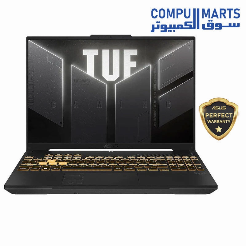 ASUS TUF Gaming F16 (FX607VU-RL805W) | Intel Core 5 210H | 8GB DDR5 RAM | 512GB M.2 NVMe PCIe 4.0 SSD | NVIDIA GeForce RTX 4050 | 16" FHD  (1920x1200) 16:10 144Hz | Windows 11