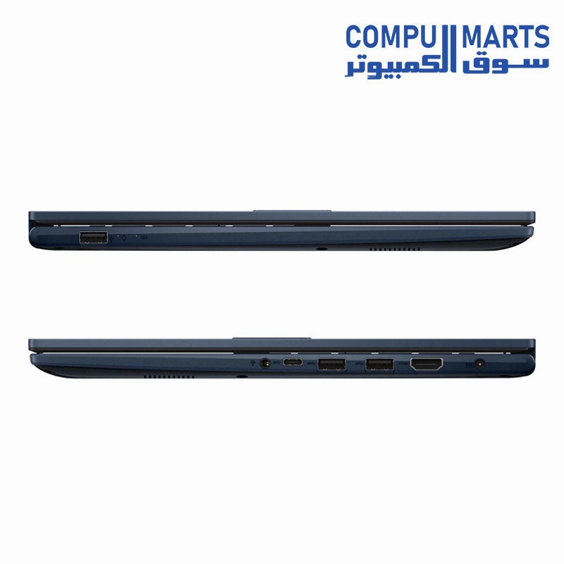 ASUS Vivobook 15 Laptop, Intel Core i7-1355U, 512GB M.2 NVMe PCIe 3.0 SSD, 16GB RAM, 15.6 Inch, FHD, 60Hz, Intel Iris Xe Graphics, Windows 11, Quiet Blue - X1504VA-NJ067W