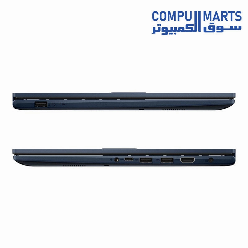 ASUS Vivobook 15 Laptop, Intel Core i7-1355U, 512GB M.2 NVMe PCIe 3.0 SSD, 16GB RAM, 15.6 Inch, FHD, 60Hz, Intel Iris Xe Graphics, Windows 11, Quiet Blue - X1504VA-NJ067W