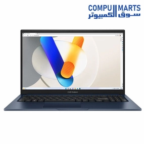 ASUS Vivobook 15 Laptop, Intel Core i7-1355U, 512GB M.2 NVMe PCIe 3.0 SSD, 16GB RAM, 15.6 Inch, FHD, 60Hz, Intel Iris Xe Graphics, Windows 11, Quiet Blue - X1504VA-NJ067W mini pc,computer