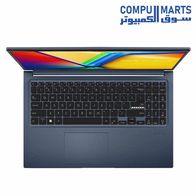 Asus Vivobook 15 X1504VA-NJ005W Laptop Intel Core i5-1335U 15.6 Inch FHD 512GB SSD 8GB RAM Intel Iris Xe Graphics Windows 11 - Blue