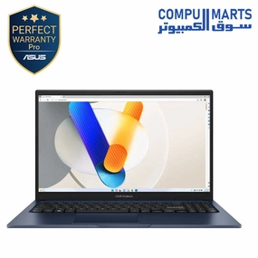ASUS Vivobook 15 X1504ZA-NJ003W Laptop Intel CORE i3-1215U ,4GB RAM DDR4 , 256GB SSD ,Intel Iris Xe Graphics 15.6-Inch FHD Win11 Quite Blue - 90NB1021-M00CE0 mini pc,computer