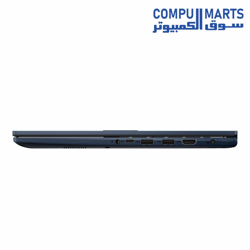 ASUS Vivobook 15 X1504ZA-NJ003W Laptop Intel CORE i3-1215U ,4GB RAM DDR4 , 256GB SSD ,Intel Iris Xe Graphics 15.6-Inch FHD Win11 Quite Blue - 90NB1021-M00CE0