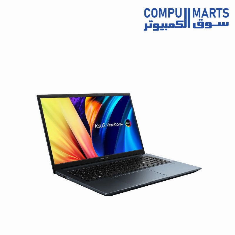 ASUS Vivobook Pro 15 D6500QH-OLED005W AMD Ryzen 5-5600H, 8GB RAM, 512GB SSD, GeForce GTX1650 4GB, 15.6 Inch 2.8K OLED 120Hz, Windows 11 - Quiet Blue