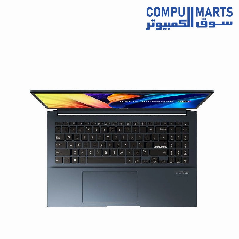 ASUS Vivobook Pro 15 D6500QH-OLED005W AMD Ryzen 5-5600H, 8GB RAM, 512GB SSD, GeForce GTX1650 4GB, 15.6 Inch 2.8K OLED 120Hz, Windows 11 - Quiet Blue