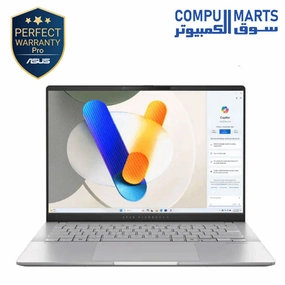 ASUS Vivobook S14 OLED M5406UA-QD055W - AMD Ryzen 9 8945HS - 16GB DDR5 - 512GB SSD - AMD XDNA NPU up to 16TOPS - 14 WUXGA  - Win 11 ( 90NB1461-M002Z0 ) mini pc,computer