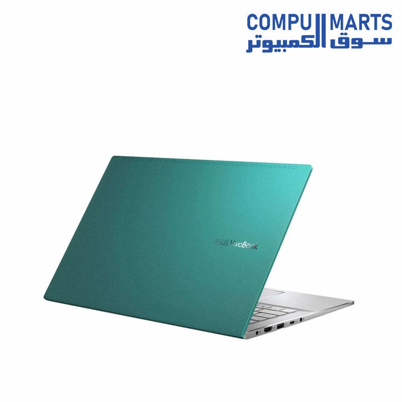 Asus Vivobook S14 S433EQ-AM07GW Intel Core i7-1165G7, 16GB DDR4 Ram, 512GB SSD, Nvidia GeForce MX350 2GB GDDR5, 14 Inch - Win 11-Gaia Green