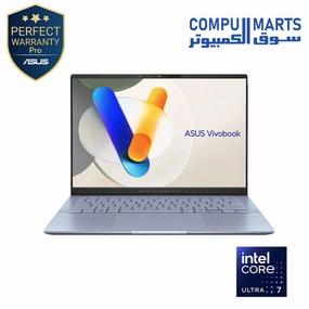 ASUS Vivobook S14 S5406SA-PP017W Laptop - Intel Core Ultra 7-256V - 16GB - 1TB SSD - Intel Arc Graphics - 14" OLED - Win11 - Mist Blue mini pc,computer
