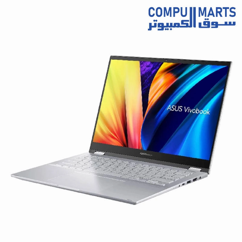 ASUS Vivobook S 14 Flip TN3402YA-LZ005W Laptop 14 inch WUXGA Flip Touch AMD R5 -7530U 8GB RAM 512GB SSD AMD Radeon Win11 Silver - 90NB1112-M006H0