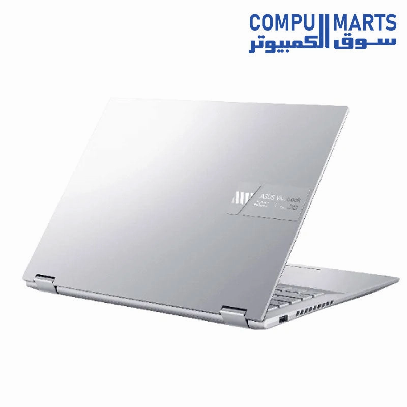 ASUS Vivobook S 14 Flip TN3402YA-LZ005W Laptop 14 inch WUXGA Flip Touch AMD R5 -7530U 8GB RAM 512GB SSD AMD Radeon Win11 Silver - 90NB1112-M006H0