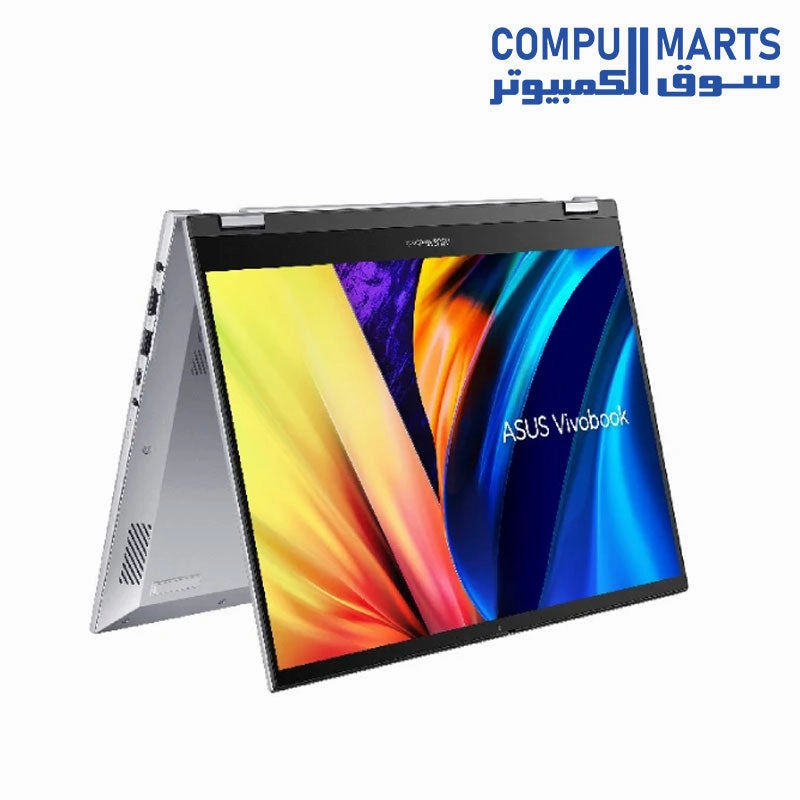 ASUS Vivobook S 14 Flip TN3402YA-LZ005W Laptop 14 inch WUXGA Flip Touch AMD R5 -7530U 8GB RAM 512GB SSD AMD Radeon Win11 Silver - 90NB1112-M006H0