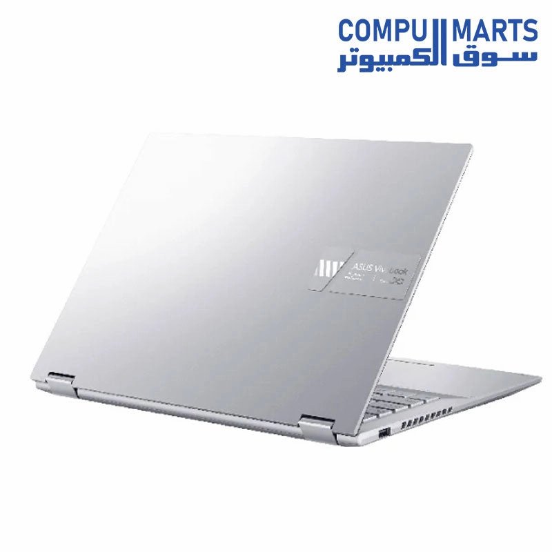 ASUS Vivobook S 14 Flip TN3402YA-LZ005W Laptop 14 inch WUXGA Flip Touch AMD R5 -7530U 8GB RAM 512GB SSD AMD Radeon Win11 Silver - 90NB1112-M006H0