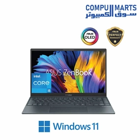 ASUS Zenbook 13 OLED UX325EA-OLED005W CORE i5-1135G7 Intel Iris Xe Graphics 13.3'' FHD OLED  8GB LPDDR4X 512GB M.2 NVMe PCIe 3.0 SSD WIN11, attached (Sleeve, USB-C to audio jack adapter) motherboard,pc