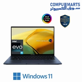 ASUS ZenBook 14 OLED UX3402ZA-OLED005W Core i5-1240P - Ram 8GB DDR5 -SSD 512GB -Intel Iris Xe Graphics -14 inch 2.8K UHD OLED -Win11 motherboard,pc