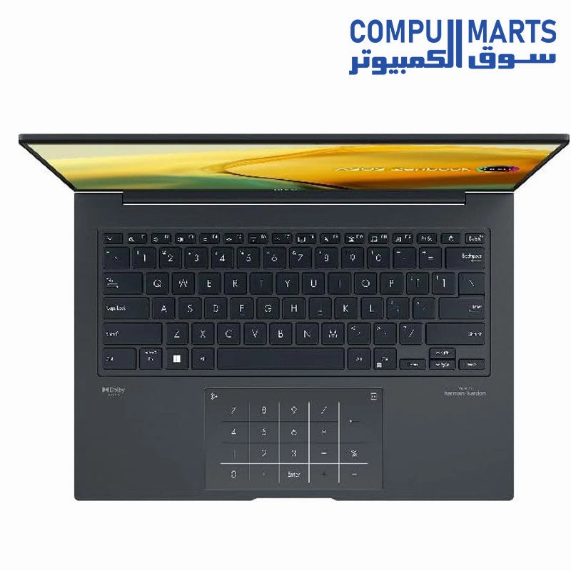 ASUS Zenbook 14X OLED, CPU: i9-13900H, 32GB RAM Graphics Card: RTX 3050, 4GB GDDR6, Display: 14.5-inch 2.8K OLED 16:10 120Hz, 1TB SSD, Windows 11 (UX3404VC-OLED009W)