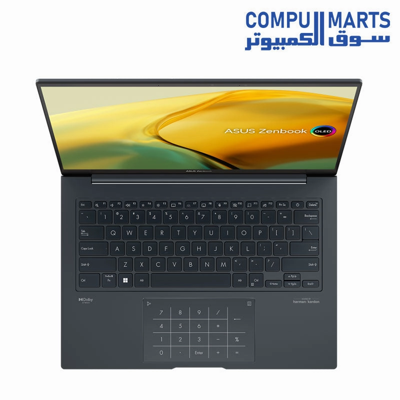 ASUS Zenbook 14X OLED, CPU: i9-13900H, 32GB RAM Graphics Card: RTX 3050, 4GB GDDR6, Display: 14.5-inch 2.8K OLED 16:10 120Hz, 1TB SSD, Windows 11 (UX3404VC-OLED009W)