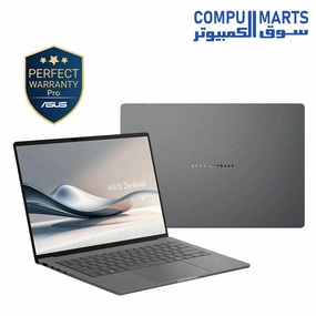 ASUS Zenbook A14 UX3407RA-QD010W Laptop - Snapdragon X Elite X1E 78 100 - 32GB - 1TB SSD - Qualcomm Adreno - 14'' WUXGA OLED - Win11 - Iceland Grey mini pc,computer