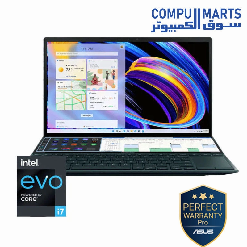 ASUS ZenBook Duo 14 UX482EGR-HY007T CORE i7 1195G7 16GB 1TB SSD MX450 Win 11 motherboard,pc