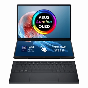 ASUS Zenbook Duo- 32GB RAM, 2TB SSD, Intel Core Ultra 9, 14" 3K OLED Dual-Screen Laptop | UX8406CA-PZ134W laptops for sale,monitor