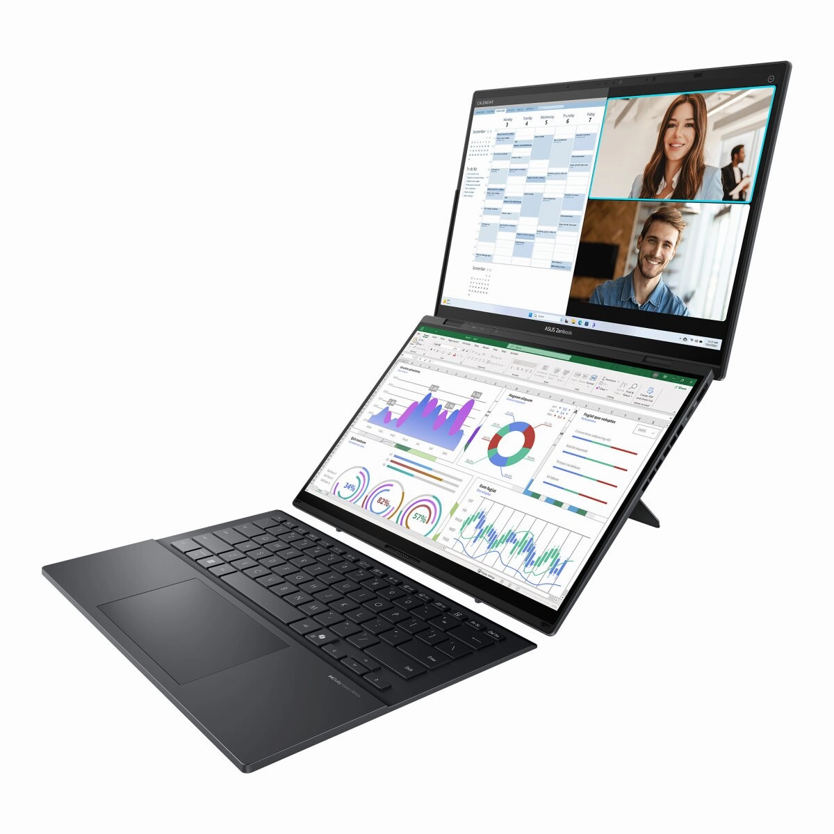 ASUS Zenbook Duo- 32GB RAM, 2TB SSD, Intel Core Ultra 9, 14" 3K OLED Dual-Screen Laptop | UX8406CA-PZ134W