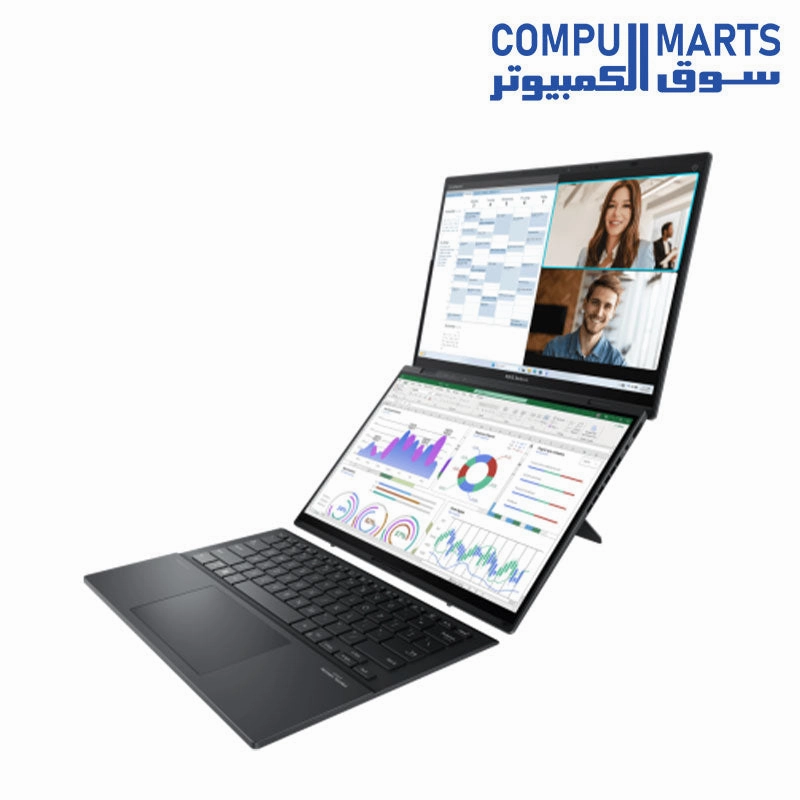 Asus Zenbook DUO UX8406CA-OLED009WS Intel Core Ultra 9 285H 2TB SSD 32GB Ram Intel Arc Graphics 14.0 Inch 3K OLED