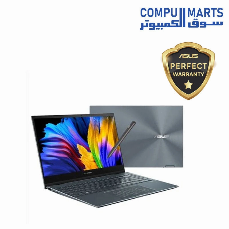 ASUS ZenBook Flip 13 UX363EA-OLED007W i7-1165G7-16GB-SSD 1TB-Intel Iris Xe Graphics-13.3 FHD OLED Touch-Win11-Pine Grey mini pc,computer