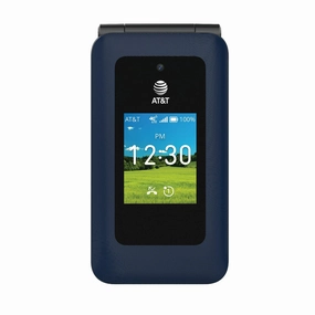 AT&T 6723D Cingular Flex 2, 4GB, Prepaid Phone (Classic Navy) Cell Phone