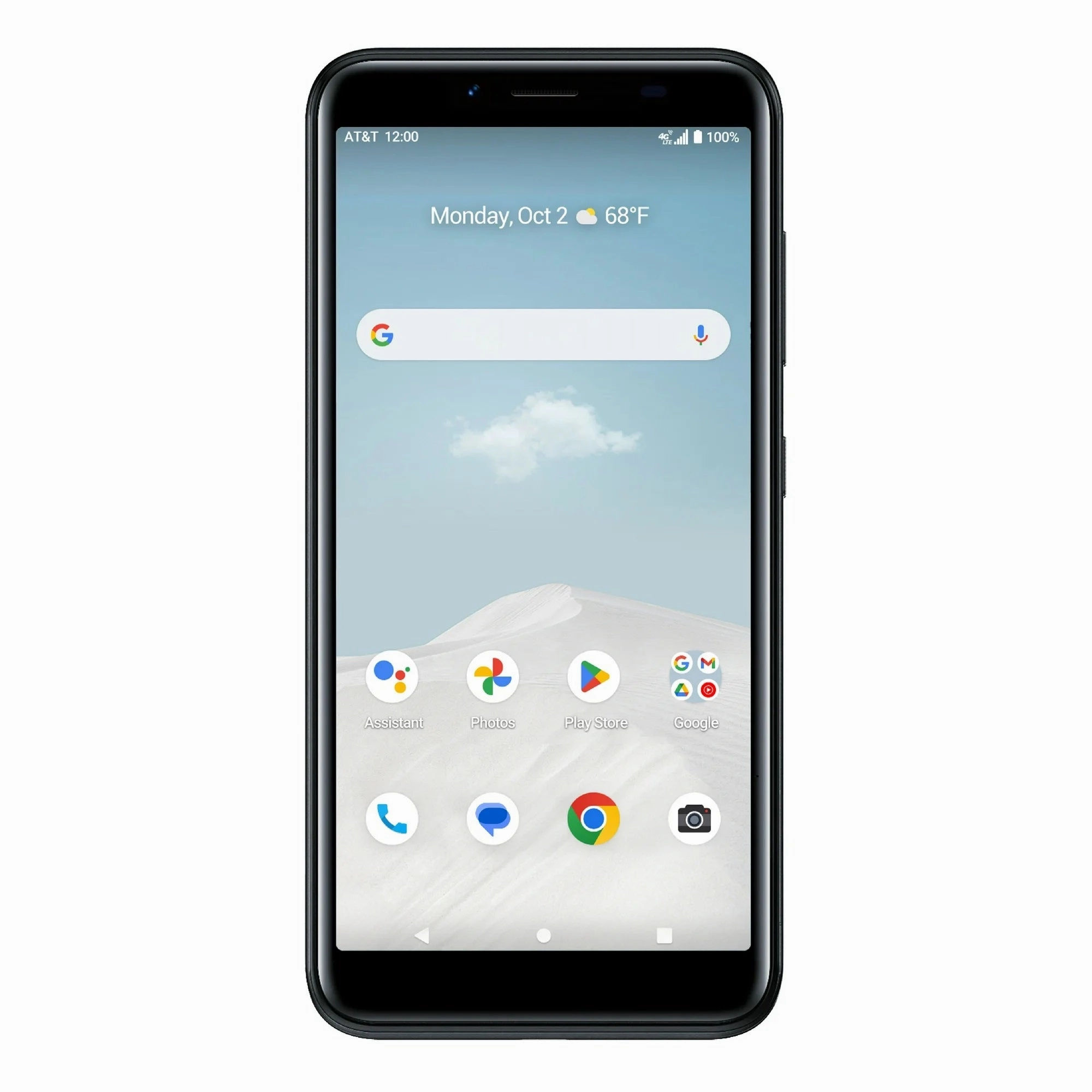 AT&T 8-50007-20198-2 Vista, 32GB, Prepaid Smartphone (Onyx Black) Cell Phone