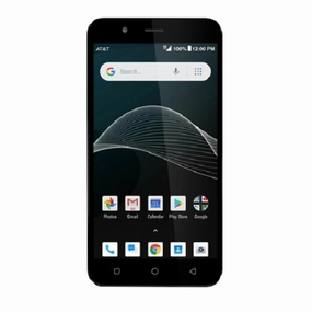 AT&T QS5509A Axia Smartphone 5.5 in 16GB memory Android 8.1 Oreo 5MP rear/2MP front cam, Blue Cell Phone