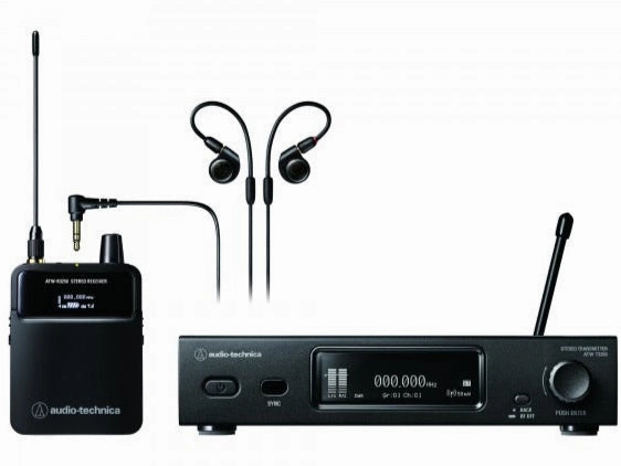 AUDIO TECHNICA ATW3255DF2 3000 Series Wireless In-Ear Monitor System studio headphones, open back headphones