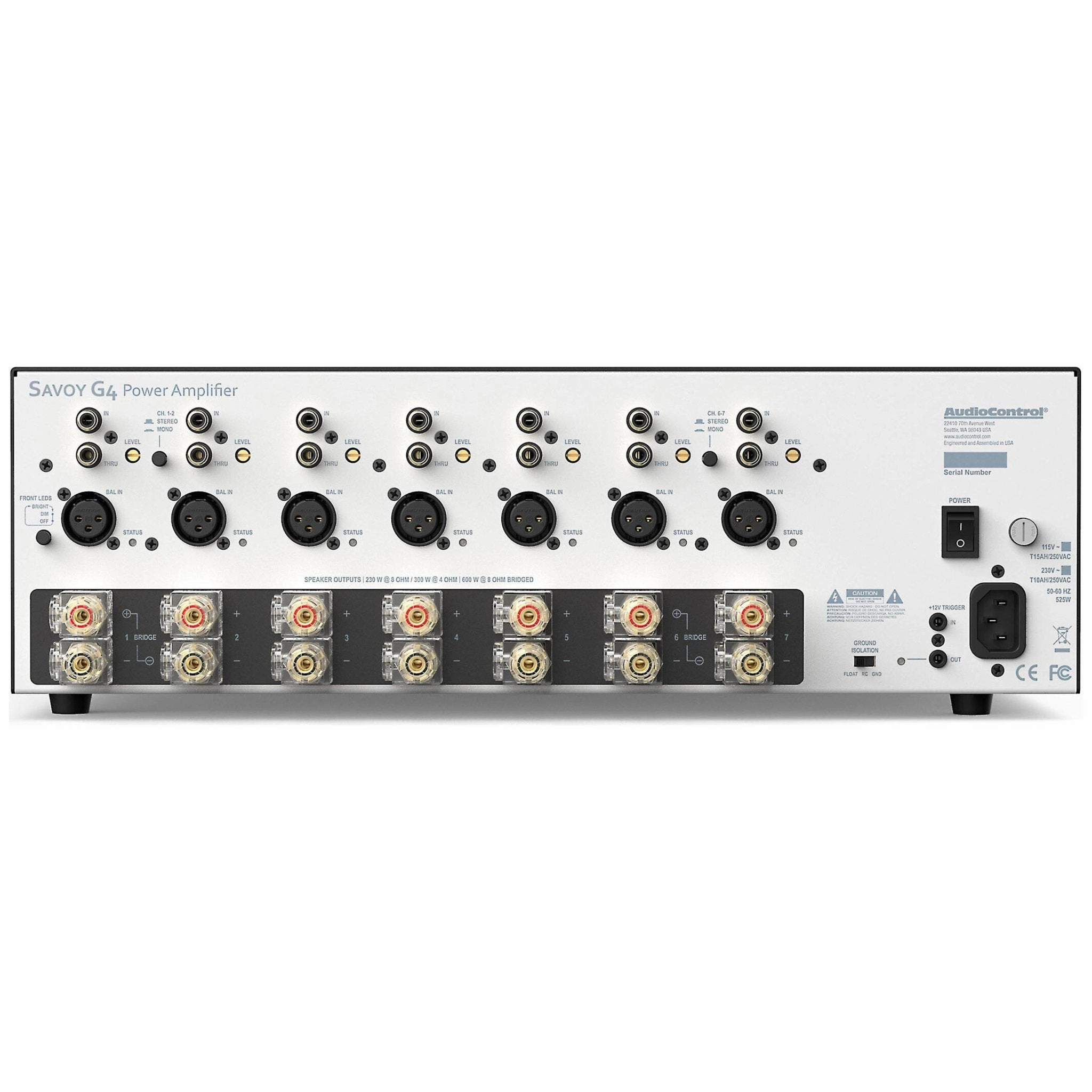 AudioControl Savoy G4 Amplifier (Black)