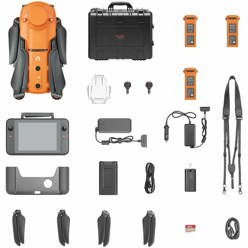 Autel Evo II Pro 6K RTK Rugged HDR Quadcopter Drone Bundle V3